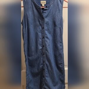 J. Crew Denim Button Down Dress